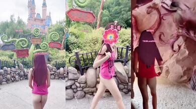 【露出网红极品身材】顶级露出艺术家『娜娜』最新私拍地铁户外人前露出乘客都看傻眼了